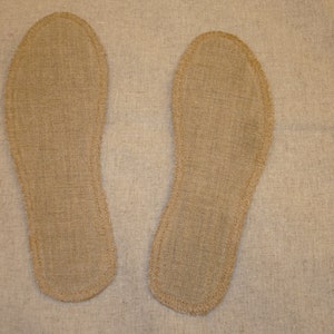 Set linen insoles 2 pairs.Organic shoe insole.insole linen & hemp.vegan insole.Flexible natural insole. Antibacterial,soft insoles.Warm gift