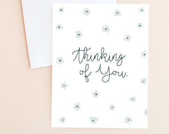 Thinking of You - Sympathy Card - Etsy