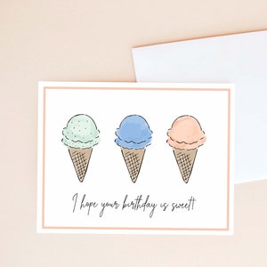 I hope your birthday is sweet - Birthday Card