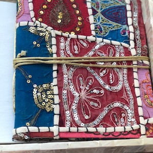 Handmade silk journals