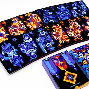 Cartas de jogar exclusivas | Baralho de cartas | Baralho de cartas "Modo escuro" da realeza do hiperespaço | Presente para jogador de pôquer | Presente de jogador de cartas | Baralho de cartas de arte