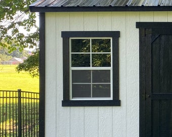 24"x36" Impact Resistant Screened Shed Window