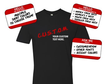 Supreme shirt custom text shop