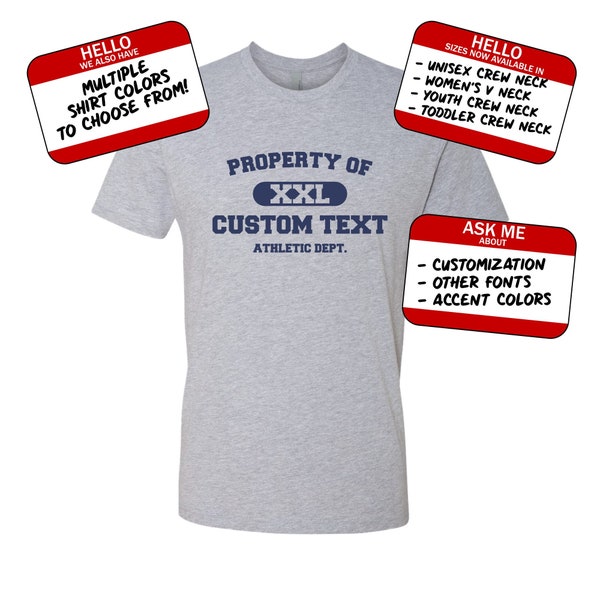 Custom Property Of Shirt