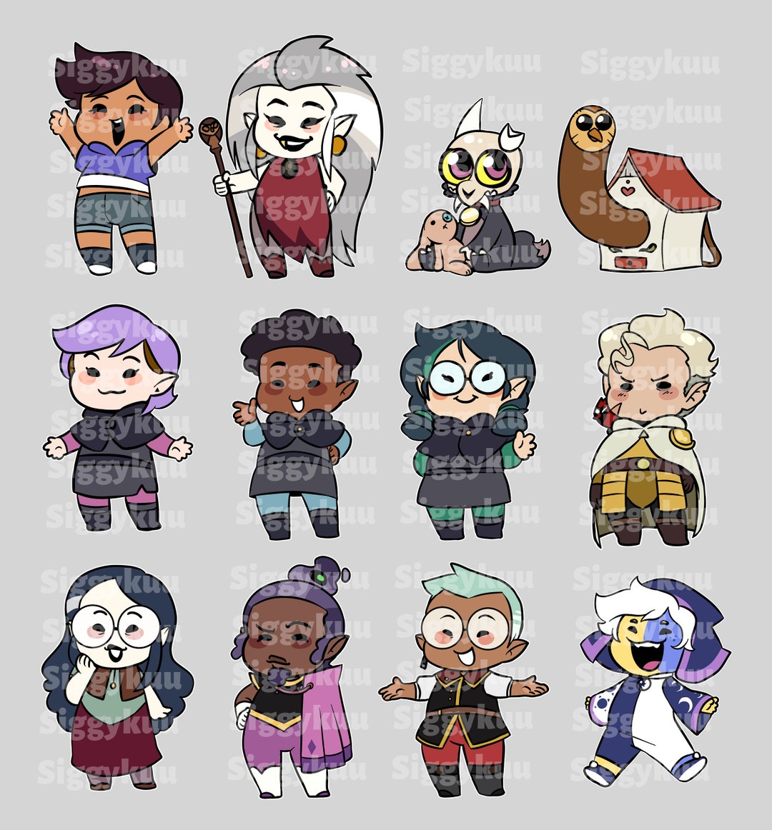Owl House Stickers Etsy
