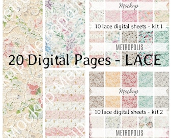 Printable Lace Paper | Etsy