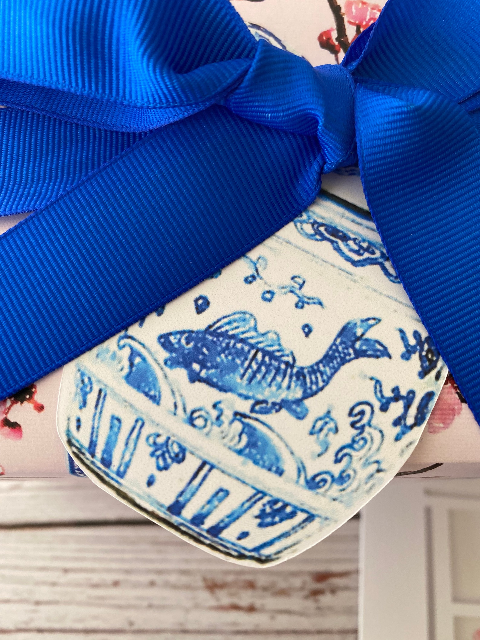 Ginger Jar Gift Tags pack of 5 Chinoiserie Blue and - Etsy