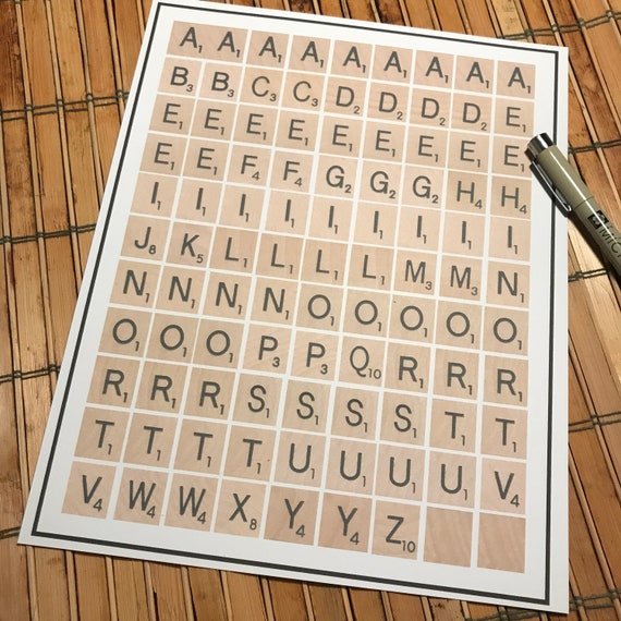 Scrabble Letters -  Norway