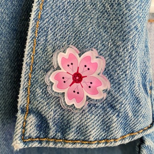 New Sakura Cherry Blossom Pin