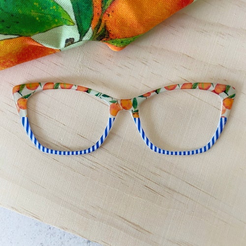 Citrus Splash Split Glasses Frame Topper all Frame Etsy