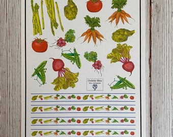 Little Veggies Sticker Set