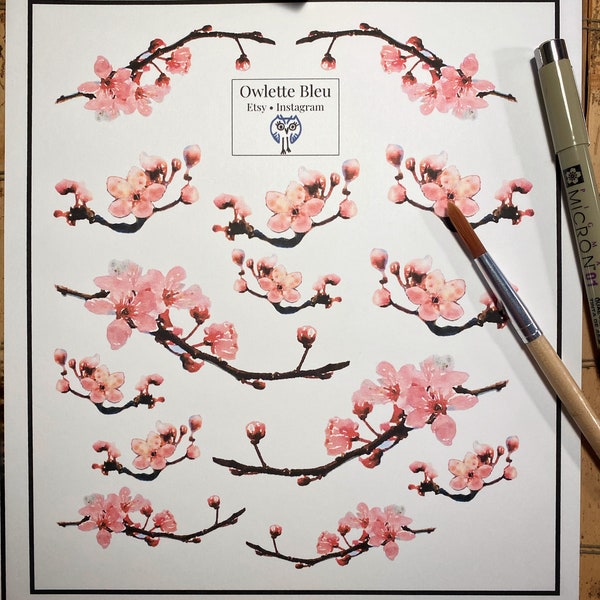 Sakura - Cherry Blossom Sticker Set