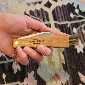 SALE Mushroom Foraging Knife with Brush