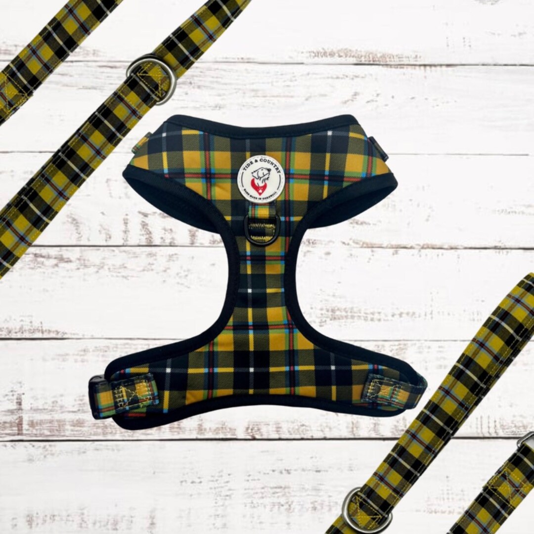 Cornish Tartan Dog Harness Etsy