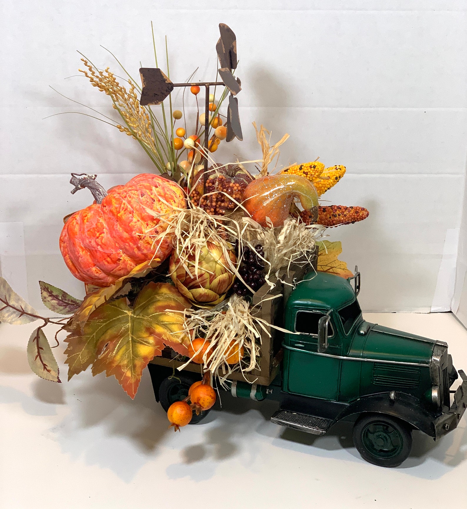 Fall truck centerpiece Fall truck decor Fall center piece Etsy