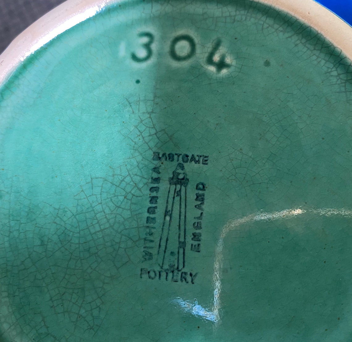 Retro 1970s Withernsea Eastgate England pottery vase 304. Etsy