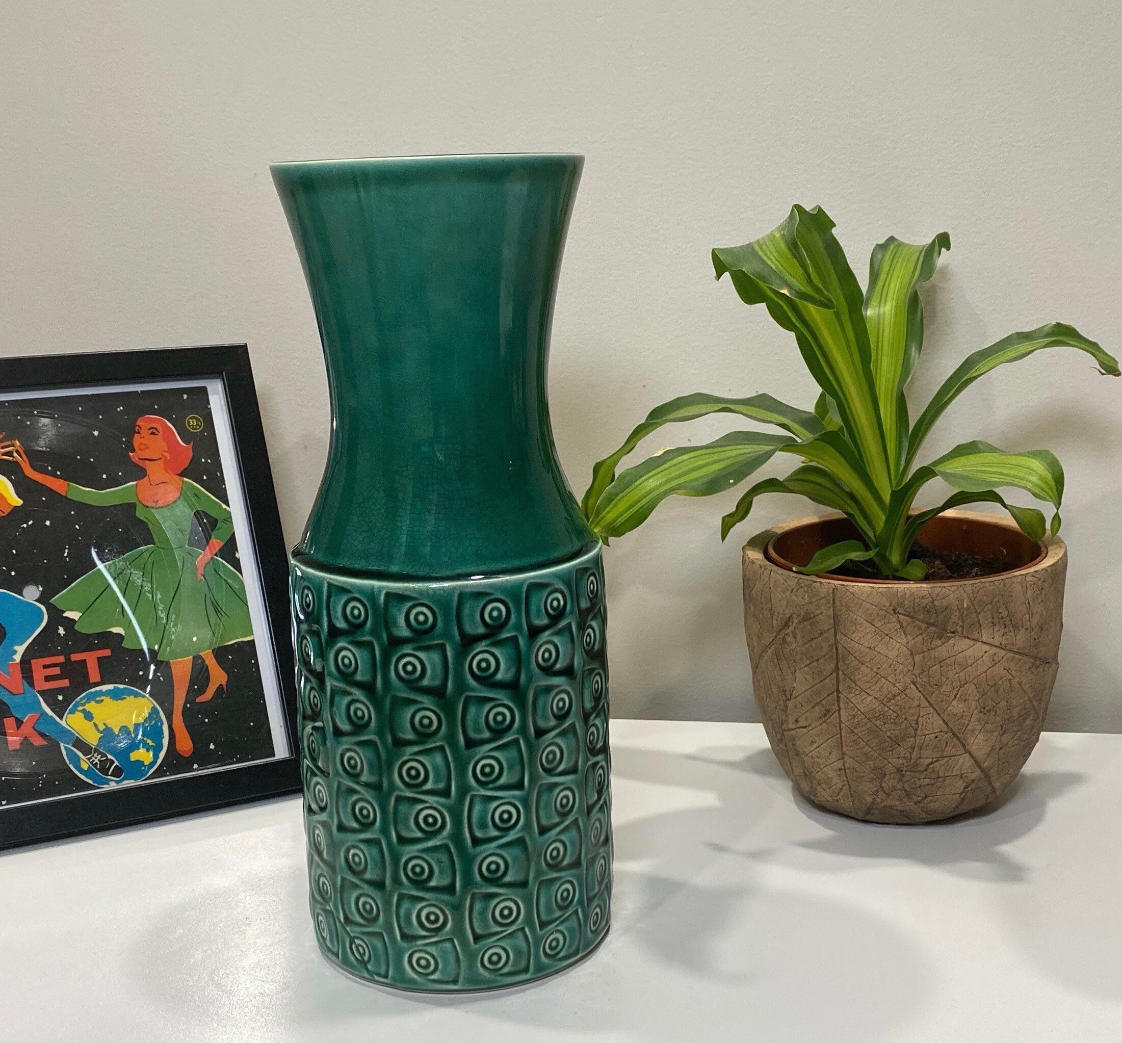 Retro 1970s Withernsea Eastgate England pottery vase 304. Etsy