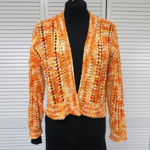 Handgestrickte Baumwolljacke