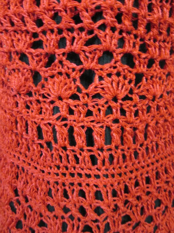 パーティードレス Crochet Lace Cotton Dress Crochet Lace Cotton Blend Dress Sz XL - Etsy Canada