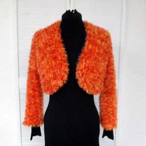 Blazin&#39; Color Faux Fur Eyelash Shrug Bolero Jacket