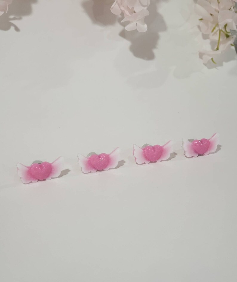 Pink Heart Valve Stem Caps Pink Valve Stem Caps Kawaii Car Etsy