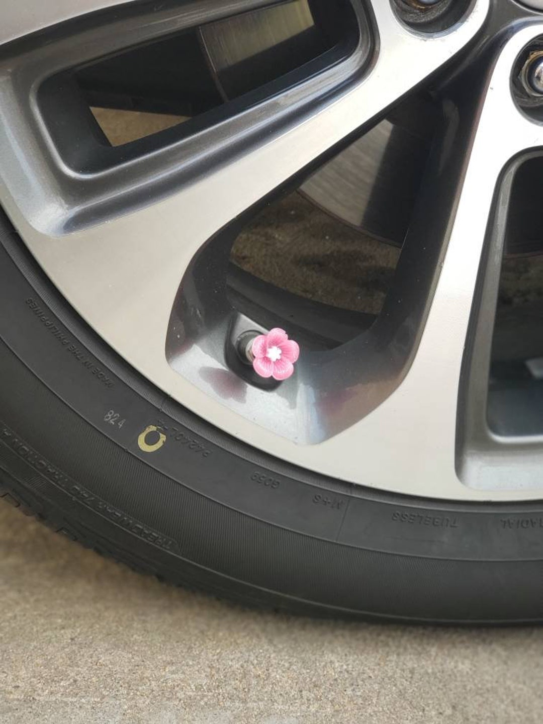 Pink Sakura Cherry Blossom Flower Valve Stem Caps, Kawaii JDM Car ...