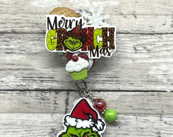 Christmas badge reel