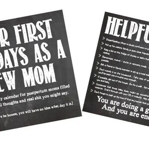 Funny Postpartum Journal: New Mom Gift, 30-Day Prompts image 6