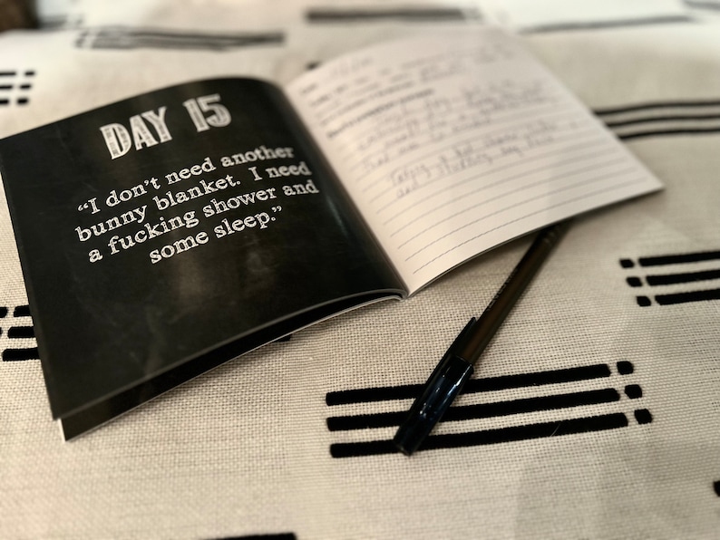 Funny Postpartum Journal: New Mom Gift, 30-Day Prompts image 9