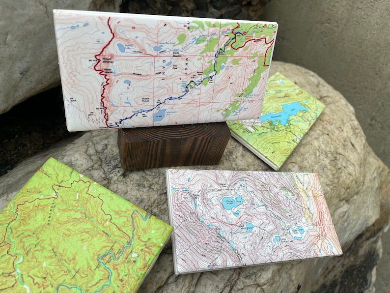 Personalized Custom Trail Map Gift  Unique Gift for Hikers or image 9