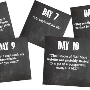 Funny Postpartum Journal: New Mom Gift, 30-Day Prompts image 7