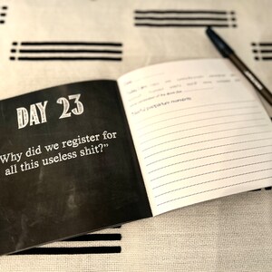 Funny Postpartum Journal: New Mom Gift, 30-Day Prompts image 2