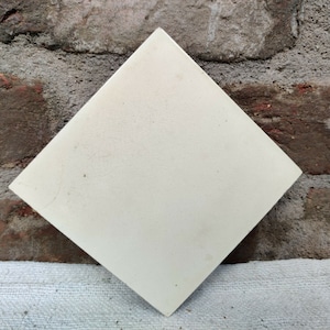 Vintage Architecture Tile 6&quot; x 6&quot;, Japan | Furniture Tile | Architecture Tile | Ceramic Japanese Tile | Antique Collectible CT118