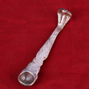 Antique Copper Snake Figure Achmani Spoon | Traditional Religious Holy Pooja Spoon with Naga Handle | Antique Copperware Collectible