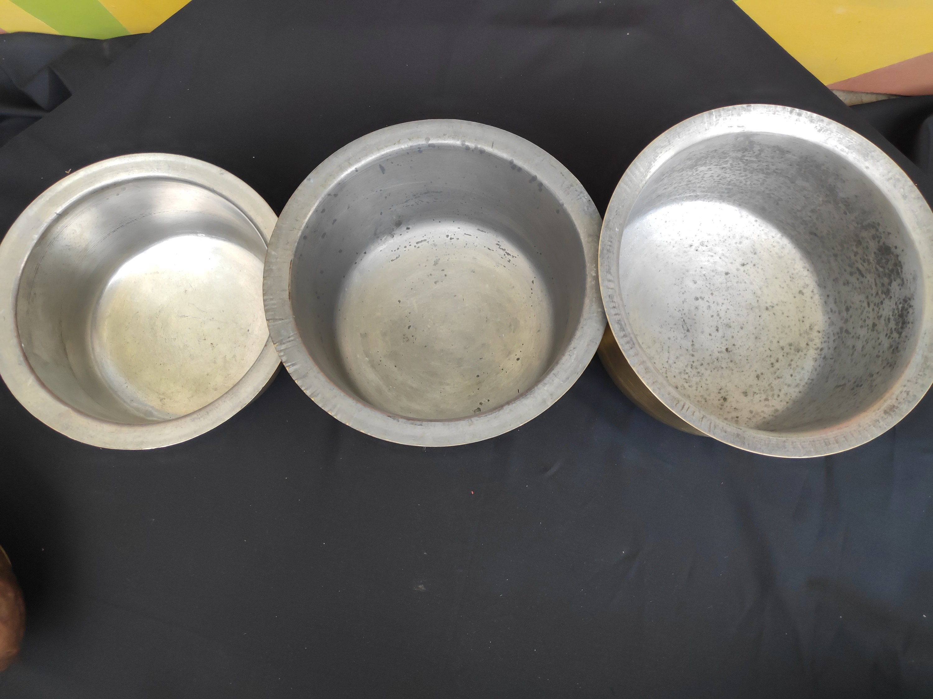 Antique Brass Cooking BowlSet of 3/Cooking Patila/Serving Etsy