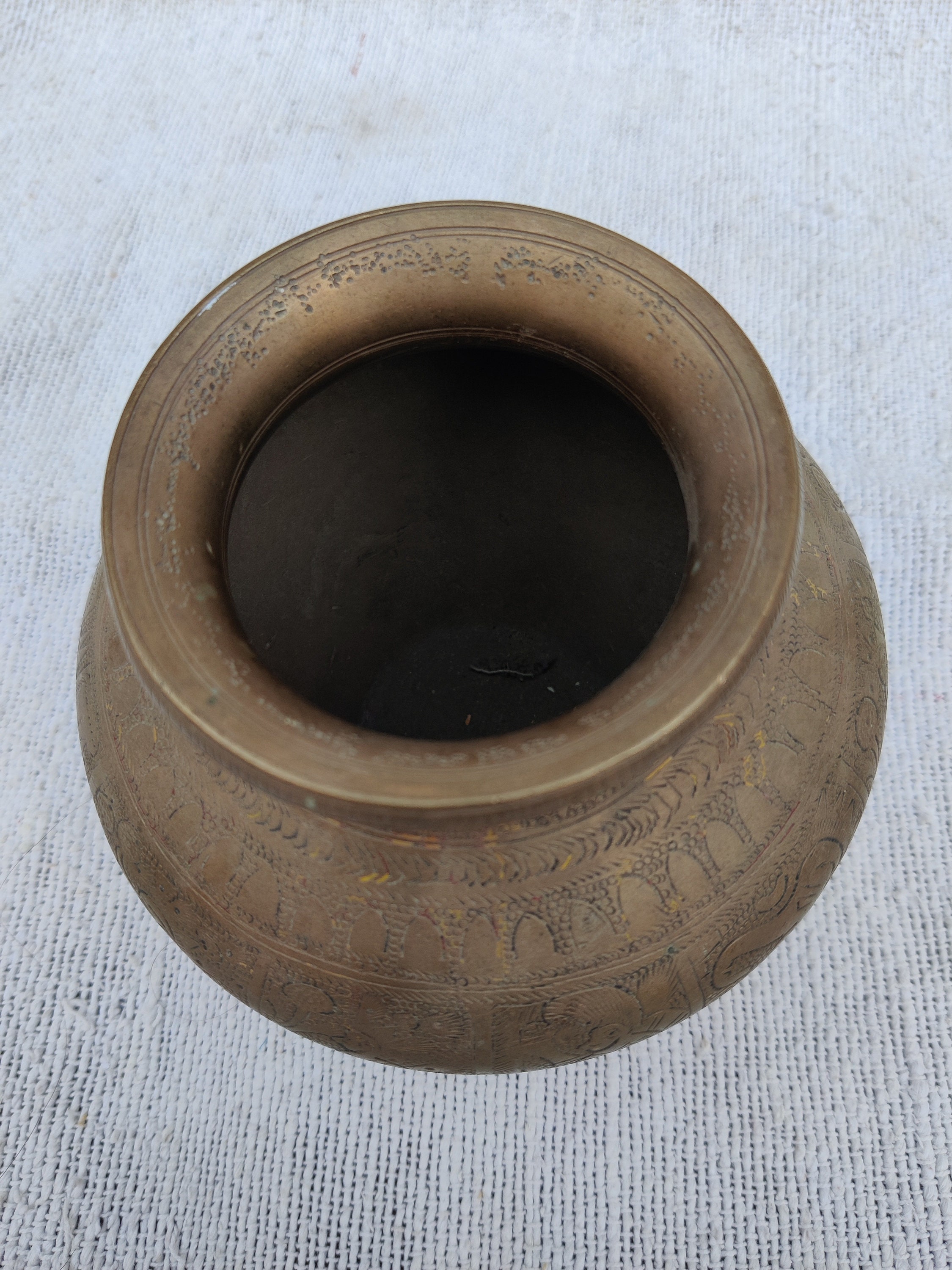 古いウズベキスタン「真鍮製水差」/Water Jug Jug - 水差し - 一輪挿し・花瓶・花器 wazangama 通販 11278758