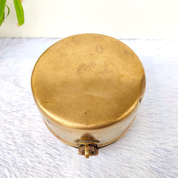 Antique Storage Brass Box | Vintage Jewellery Box… - image 6