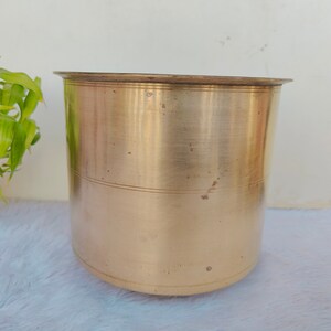 Antique Brass Planter | Vintage Brass Hand Hammered Pot | Vintage Brass Vase | Home Decorative | Modern Farmhouse Decor | Unique Flower Pot