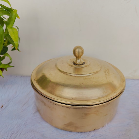 Antique Brass Storage Container | Solid Snacks Ca… - image 7