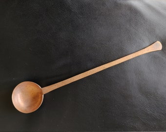 Antique Brass Heavy Weight Ladle | Vintage Brass Spoon | Vintage Serving Spoon Kitchenware Collectible | Brass Cutlery |Antique Kitchen Tool