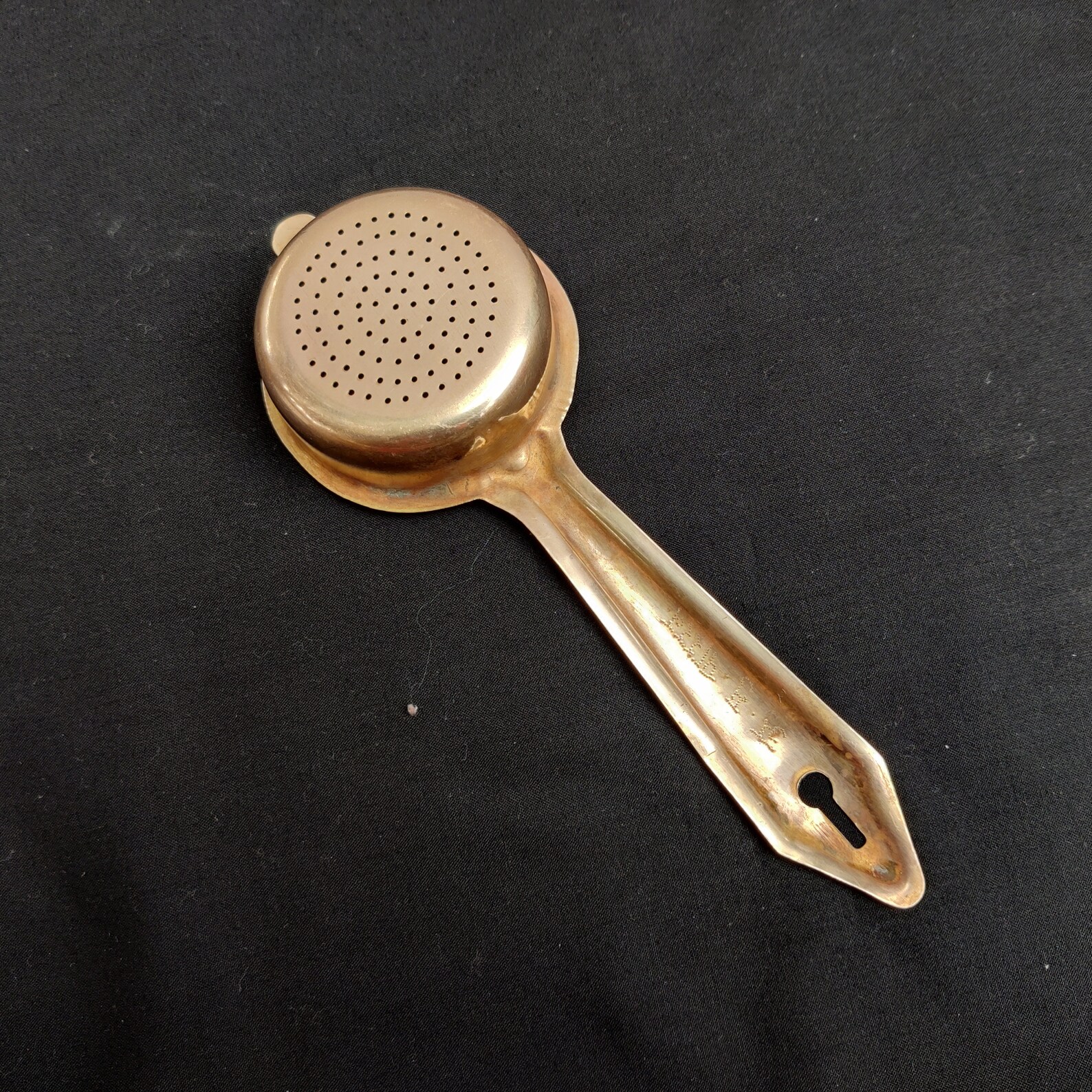 Antique Brass Strainer Rare Vintage Brass Tea Strainer Etsy