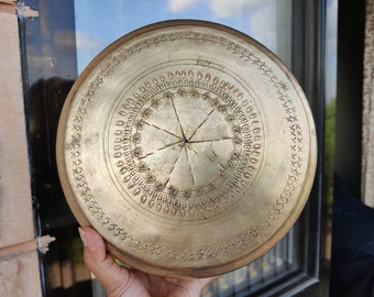 Vintage Brass Carved Box | Brass Jewellery Box | Brass Tiffin Box | Bread Box | Traditional Chapati Box | Home Decorative | Wedding Gift