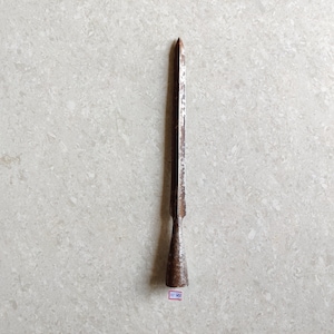 19c Antique Original Old Iron Spear Head | War Collectible | Authentic | Hunting Spear | Decorative Collectible | No Reproduction | SP128