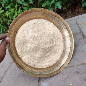 Antique Rare Brass Small Parat Platter / Multi Purpose Hand Hammered ...