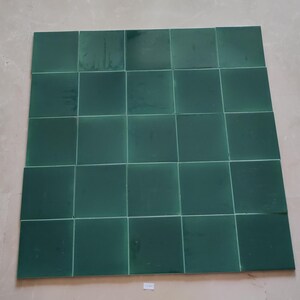Antique Richard Brand England Green Shade Unused Ceramic Tile Architecture 25 Pcs | Furniture Tile | Architectural Tile | Home Decor | CT275