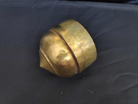 Antique Brass Dome Shaped Jewellery Box | Snuff B… - image 4