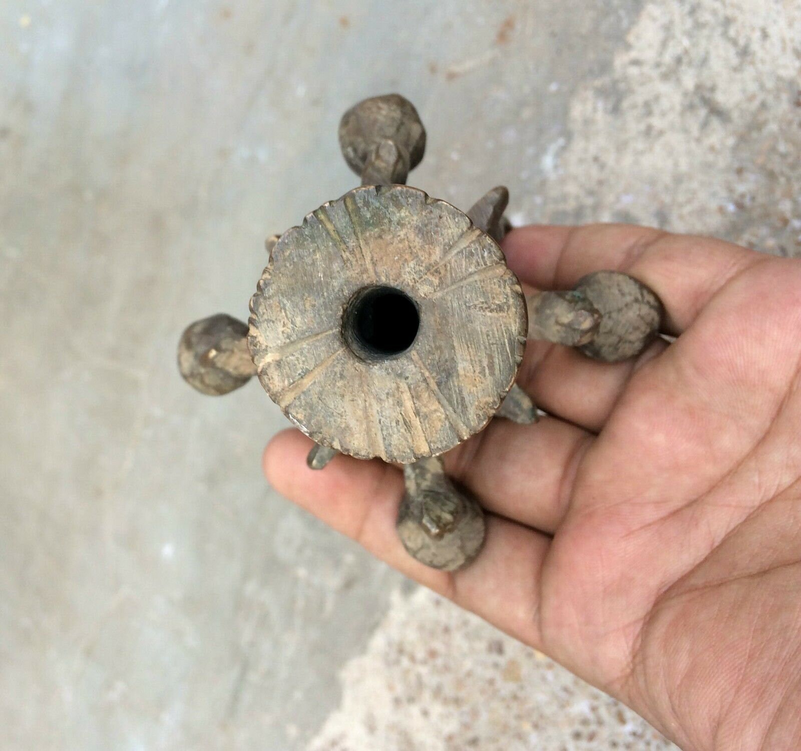 Antique Casted Brass Kohl Holder Pot Old Kajal Bottle Etsy UK