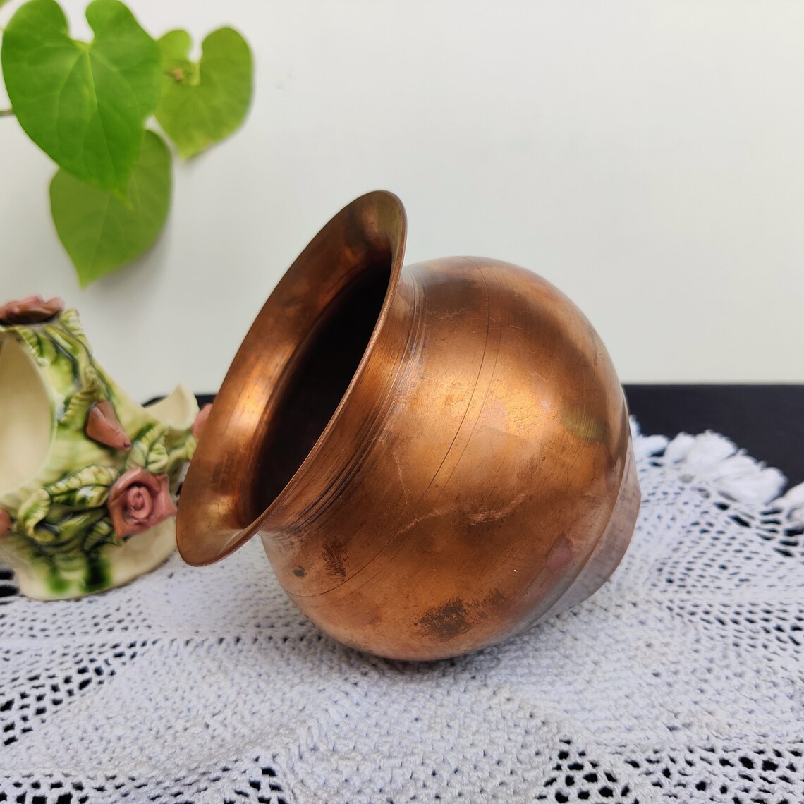 Antique Copper Water Pot/solid Lota/kitchenware Utensil/holy - Etsy