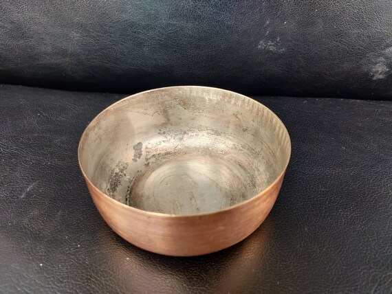 Brass top serving bowl