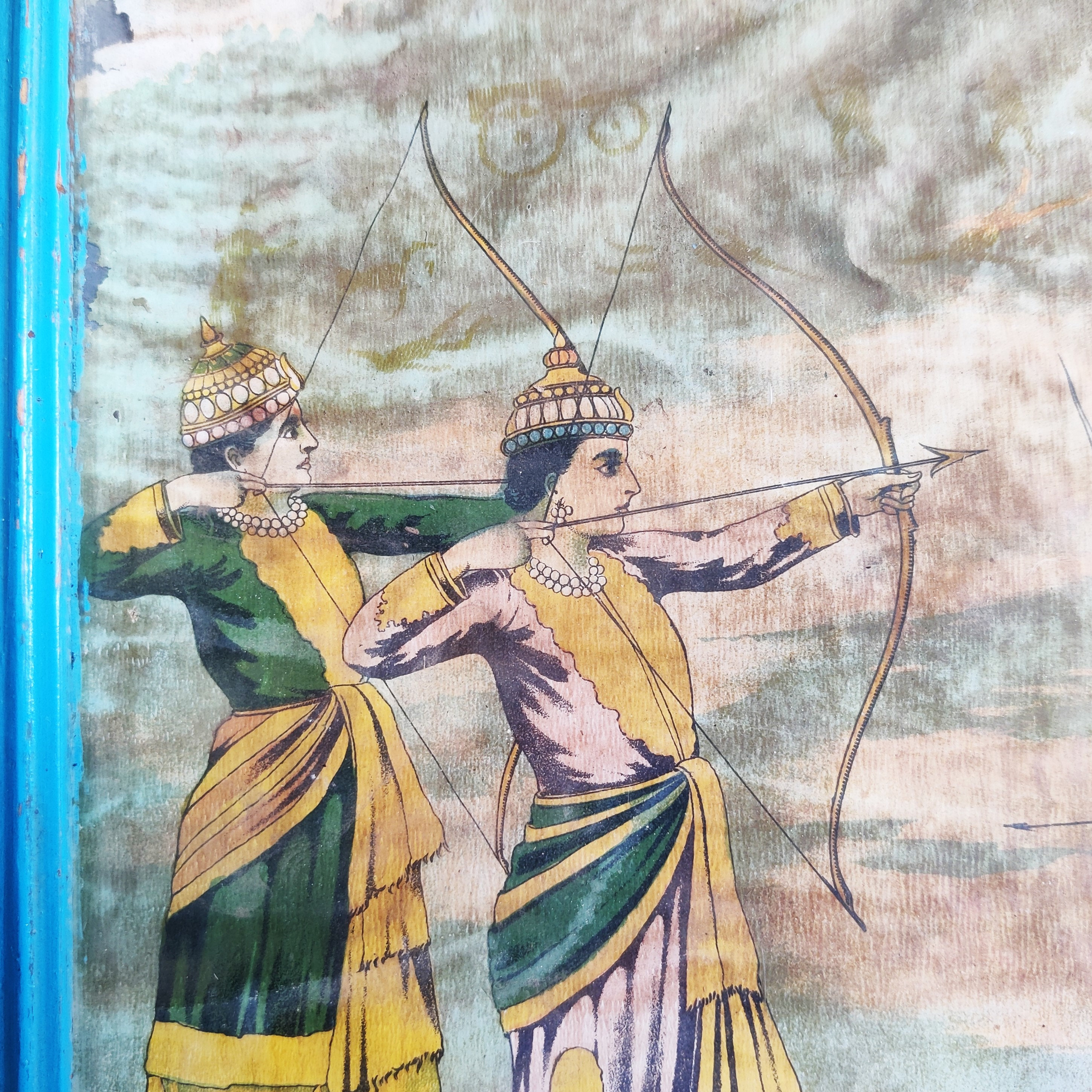 Vintage Ram Ravan Yuddha Raja Ravi Varma Printing Press Print - Etsy